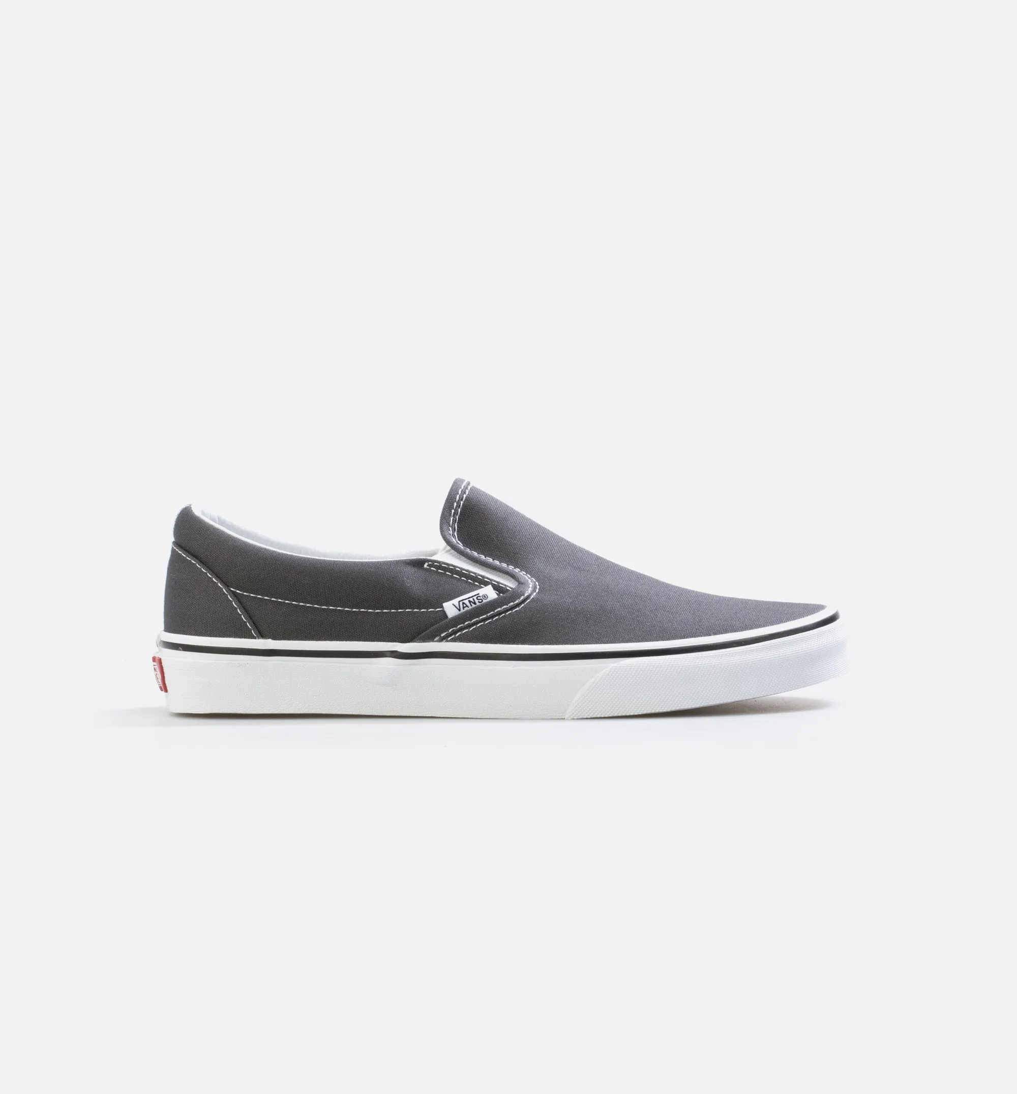 Classic Slip-On Mens Lifestyle Shoe - Grey/White